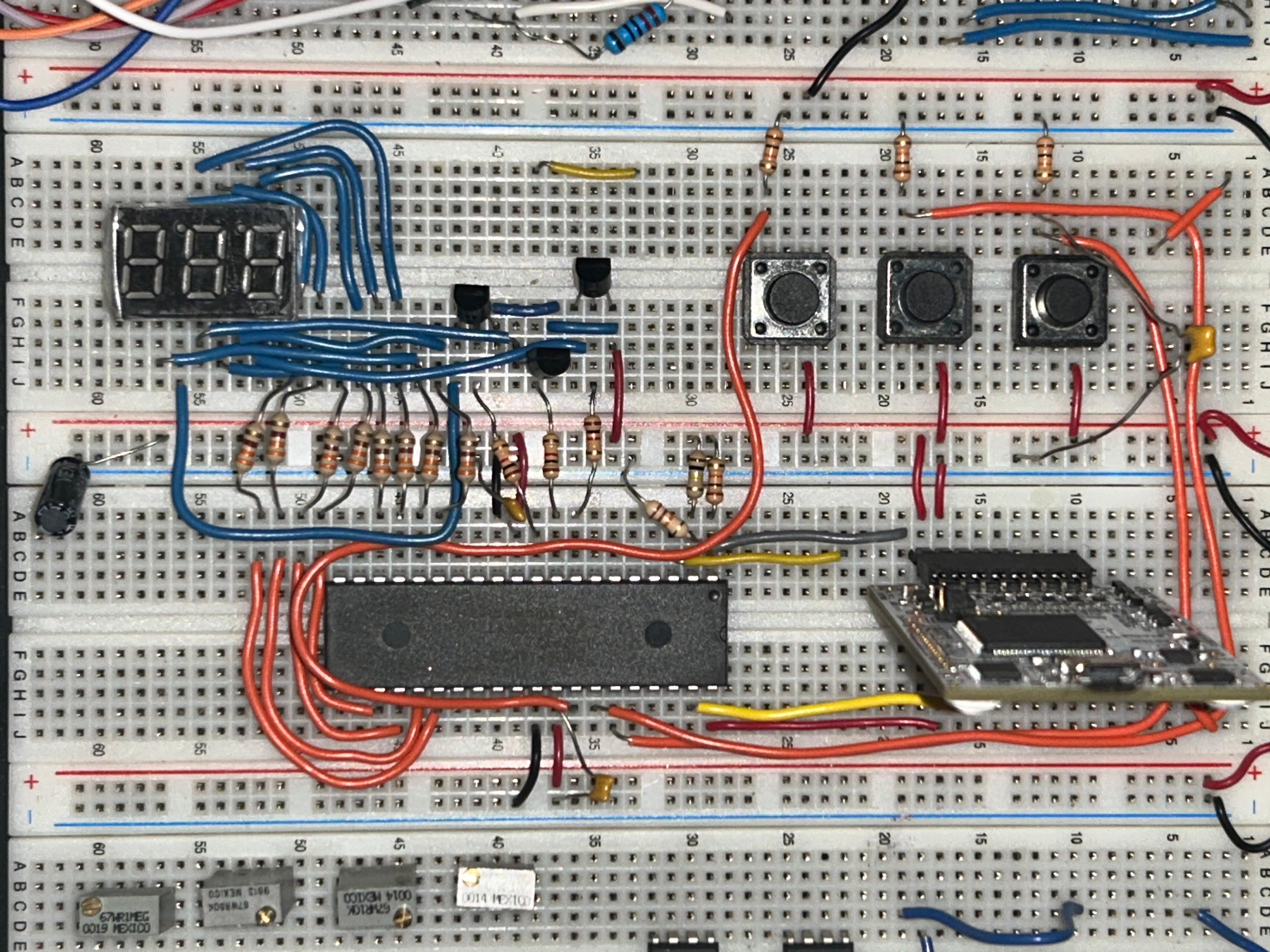PIC18F Digital Multimeter (Voltmeter & Ohmmeter)